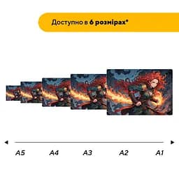 Пазл деревяний Аніме Вогняний Кулак, А3, Картонна коробка 200 елементів - мініатюра 2