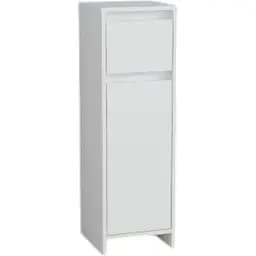 Пенал з шухлядою та дверцятами Moreli Forte Wilmer 2 950x300x300 мм Білий (id27-0000-117-white)