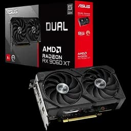 Відеокарта AMD Radeon RX 9060 XT 8GB Asus Dual (DUAL-RX9060XT-8G) Б/В