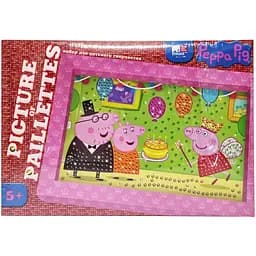 Набір для творчості Danko Toys Картина паєтками з цвяшками День народження Пеппи (ФР-00005694)