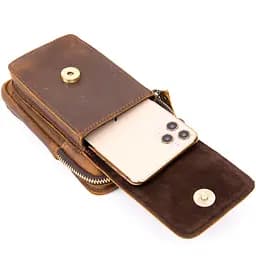 Чоловіча шкіряна сумка Vintage 10,5х17х4 см sum0013978 - мініатюра 5