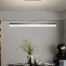 Лінійний LED світильник з акриловим розсіювачем у чорному корпусі 120 см | Line F | Арт. H42L-1200 BK