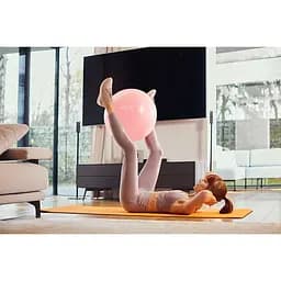 М'яч для фітнесу (фітбол) 4FIZJO 55 см Anti-Burst 4FJ0398 Pink (P-5907739316271) - мініатюра 7