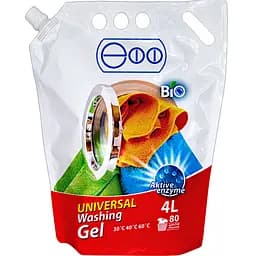 Універсальний рідкий засіб EFF Universal Washing Gel ВІО для автоматичного та ручного прання білизни дой-пак 4 л
