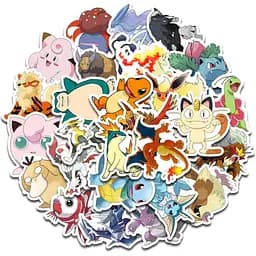 Стікерпак набір наклейок G-Toys Pokemon 45 шт. (SP PK 01)