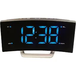 Часы настольные с радио Technoline WT460 Blue LED Black/Silver (WT460 blaue LED)