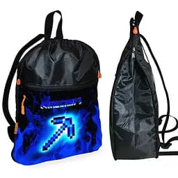 Рюкзак-мішок для взуття, спортивної форми Майнкрафт «Minecraft» дитяча сумка для змінки з розширювачем (01278)