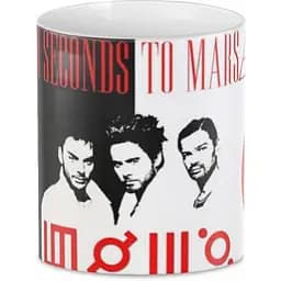 Кухоль GeekLand 30 секунд до Марса Thirty Seconds to Mars CP 03.345 330 мл білий