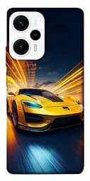 Чохол Demsky Yellow Porsche для Xiaomi Poco F5 / Note 12 Turbo