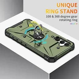 Ударостійкий чохол Pathfinder Ring для Samsung Galaxy A54 5G Зелений / Army Green - мініатюра 3