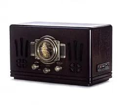 Ретро радіо програвач Daklin Де Голль AM/FM,MP3/ USB/ SD дерево Горіх (RP-057) - мініатюра 4