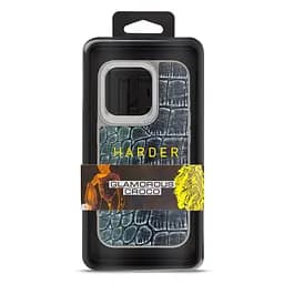 Кожаный чехол для Apple iPhone 14 Pro, Harder Glamorous Croco, разноцветный, термополиуретан ТПУ + экокожа с имитацией кожи крокодила, панель, защита корпуса, противоударный, микрофибра, рамка вокруг камеры, защита всего корпуса, (ARM76769) - мініатюра 3