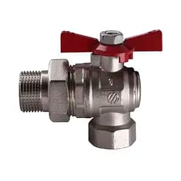 Кран кульовий кутовий з американкою Arco 1″ Sena 154305