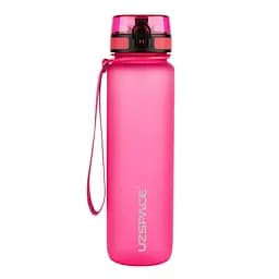 Бутылка для воды UZspace Colorful Frosted 1000 мл розовая (3038)