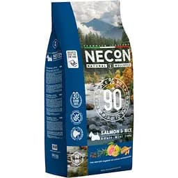 Сухий корм для дорослих собак міні порід Necon Natural Wellness Dog Mini лосось та рис 2 кг