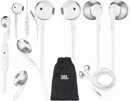 Навушники JBL дротова гарнітура T205 білі ( T205CRM) - мініатюра 5