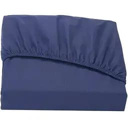 Простыня на резинке Good-Dream Бязь Premium Dark Blue 150х200 см синяя (GDCDBSHEETF150200)