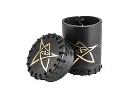 Настільна гра Q-Workshop Чаша для кубиків Call of Cthulhu Black & green-golden Leather Dice Cup (CCTH101) - мініатюра 2
