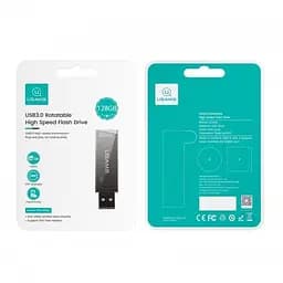 Флешка Usams USB 3.0 Rotatable High Speed Flash Drive 128 GB (US-ZB197) - мініатюра 2