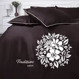 Підковдра MirSon Сатин Elit 0211 Cacao Traditions 143х210 см (2200010538175) - мініатюра 2