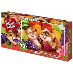 Мягкие пазлы Хомяк Danko Toys S20-09-13, 20 элементов