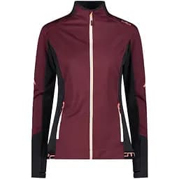 Кофта CMP Women's Full-Zip Hybrid Jacket Burgundy XS (1097-31A2466-C919 36)
