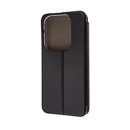 Чехол-книжка для TECNO Spark 20 Pro 4G (KJ6), G-Case, черный, кожаный чехол-книжка из экокожи (PU) и TPU, с магнитом, с подставкой и вместительным кардхолдером, противоударный, защита всего корпуса, ArmorStandart (ARM74400) - мініатюра 2