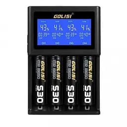 Зарядний пристрій Golisi S4 Smart Battery Charger Black (az015)
