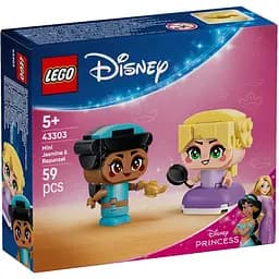 Конструктор LEGO Disney Princess Мініпринцеси Жасмін і Рапунцель 59 деталей (43303)
