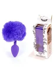 Анальная пробка Jawellery Silikon PLUG Bunny-Tail Purple Boss Series 64-00101 100354