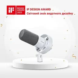 Мікрофон Fifine White динамічний USB/XLR (T688W) - мініатюра 6