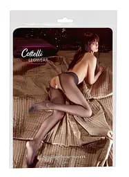 Чорні колготки з вирізом Cottelli Collection