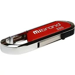Металева флешка Mibrand USB 2.0 Aligator 32Gb (MI2.0/AL32U7DR) темно-червона