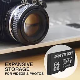 Карта пам'яті Patriot LX microSDHC 64GB UHS-I Class 10 (PSF64GMDC10) [113848] - мініатюра 3