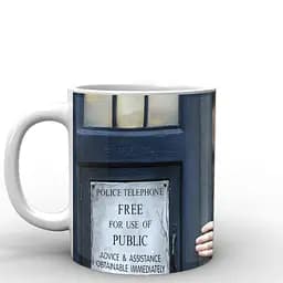 Кухоль GeekLand Doctor Who троянда DW.02.023 330 мл білий