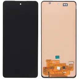 Дисплей Samsung A525 Galaxy A52 /A526 /A528 чорний, TFT без функції відбитка пальця