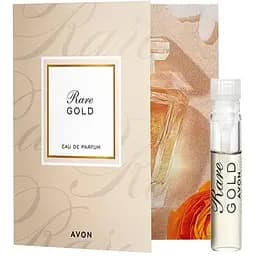 Открытка с пробным образцом Парфюмерной воды Avon Rare Gold для Нее 0.6 мл