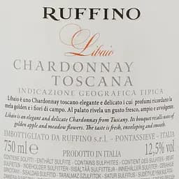 Вино Ruffino Libaio Chardonnay, біле, сухе, 0,75 л - мініатюра 3