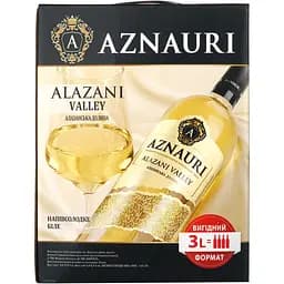 Уцінка. Вино AZNAURI Alazani Valley біл н/сол 3 л  - мініатюра 2