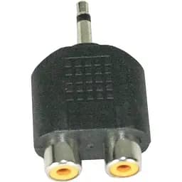 Переходник TCOM Jack 3.5 папа на 2 Rca мама