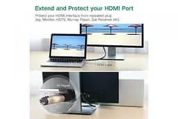Адаптер Ugreen HD112 HDMI Male to Female Down (20109) - мініатюра 2