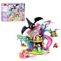 Конструктор SLUBAN Розовая серия Дом волшебницы, 435 деталей, фигурки, животные, 42.5x33x7 см