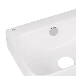 Умивальник Qtap Tern 450x250x158 White QT1711H02LW, Білий - мініатюра 5