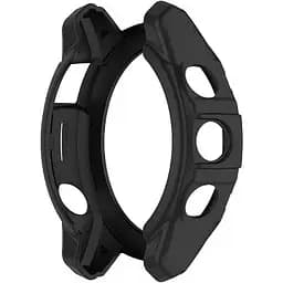 Чохол-бампер DK для Garmin Fenix ​​7X Силікон Outlines (016387) (black) - мініатюра 4