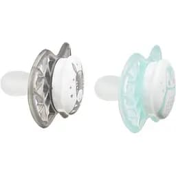 Пустушка Nuvita 7067 Air55 Explorer симетрична 0m+ (зебра пінгвін) 2 шт NV7067N