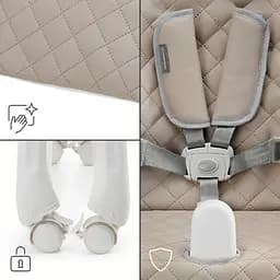 Стільчик для годування Kinderkraft Tulo Beige (KHTULO00BEG0000) - мініатюра 9