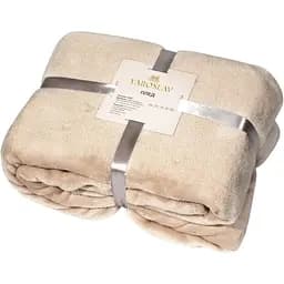 Плед Ярослав флісовий 200х170 см бежевий (44139)