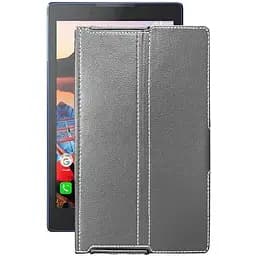 Чехол StatusCASE из экокожи для планшета Lenovo Tab 3 TB3-730X Серый