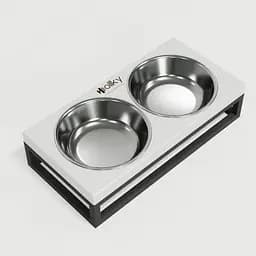Hollky Base XS — миски на підставці для маленьких собак та котів (2 × 0,25 л) - мініатюра 6