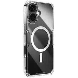 TPU чохол Nillkin Nature Pro Magnetic для Apple iPhone 16 Plus (6.7) Безбарвний (прозорий)
